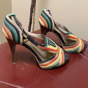 Multi color sandals